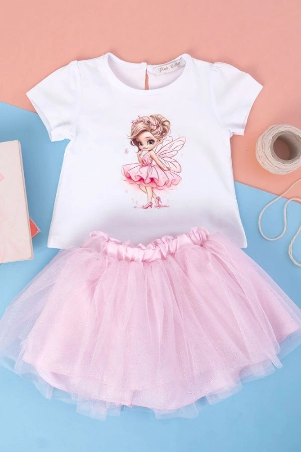 Σετ φούστα tutu και μπλόυζα Fairtale