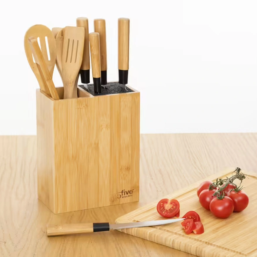 Μαχαίρια Κουζίνας & Κουτάλες σε βάση F-V Bamboo