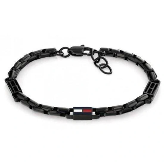 Βραχιόλι Tommy Hilfiger Μαύρο