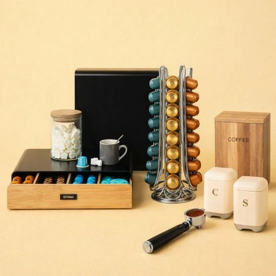 Βάσεις και δοχεία καφέ