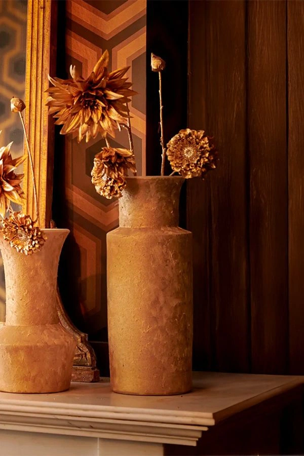 Χειροποίητο βάζο από ανακυκλωμένη τερακότα