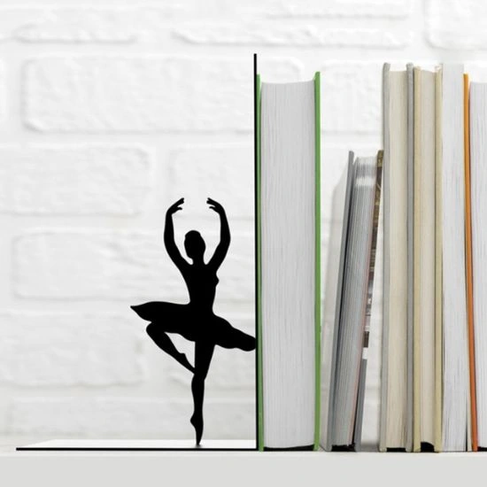 Βιβλιοστάτης μεταλλικός Μπαλαρίνα
