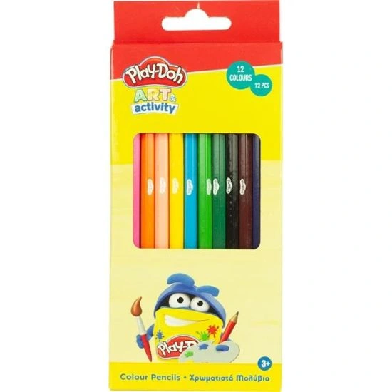 Ξυλομπογιες 12 Χρωματα Play-Doh