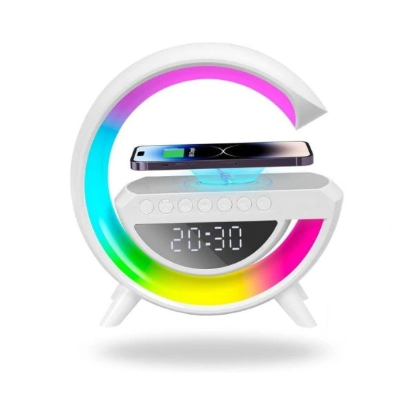 Επιτραπέζιο Ψηφιακό Ρολόι με Ασύρματη Φόρτιση και Bluetooth