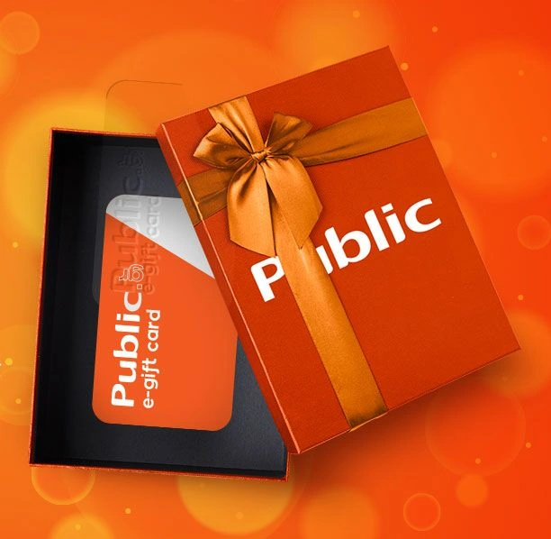 Ηλεκτρονική δωροκάρτα Public