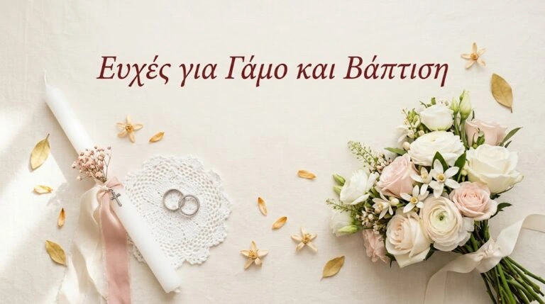 Ευχές για Γάμο και Βάπτιση: 55 Ιδέες, Αγόρι ή Κορίτσι