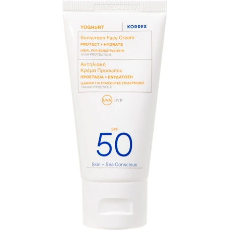 Korres Yoghurt Sunscreen Face Cream SPF50