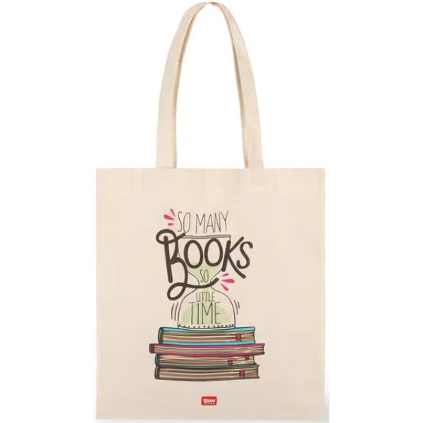 Βαμβακερή τσάντα shopper Legami Book Lover