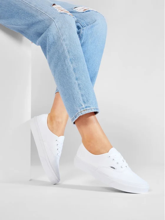 Vans Authentic πάνινα sneakers σε λευκό