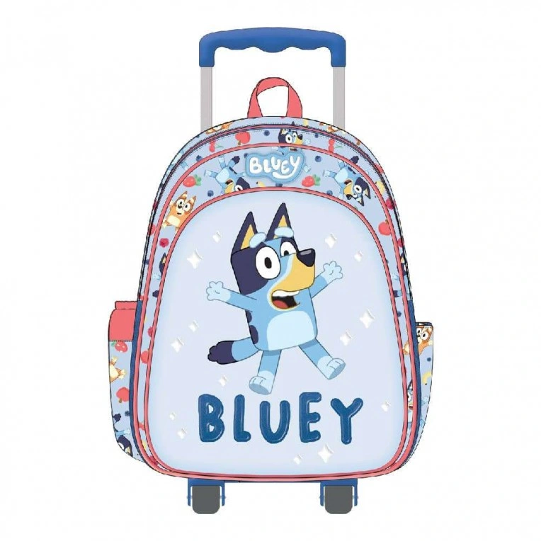 Bluey τσάντα τρόλεϊ νηπιαγωγείου γαλάζιο χρώμα