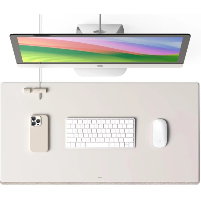 Elago μαγνητικό desk mat δερμάτινο σουμέν