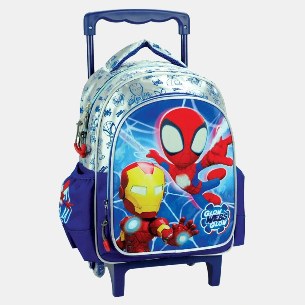GIM Spiderman τσάντα τρόλεϊ νηπιαγωγείου 12L