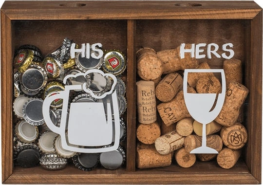 Κουτί αποθήκευσης καπακιών μπύρας His Hers