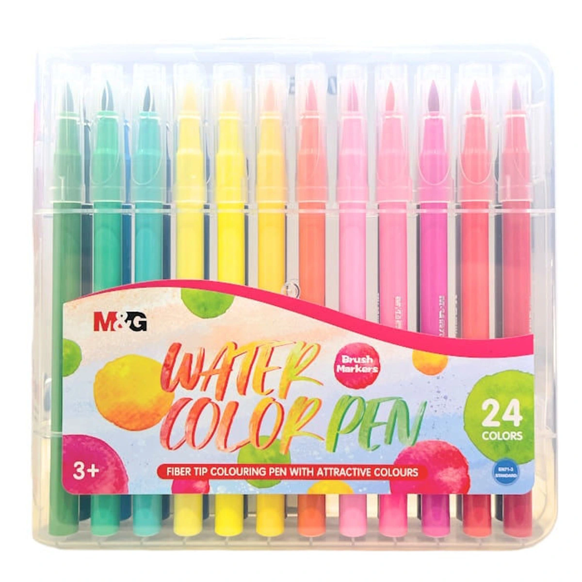 Μαρκαδόροι ζωγραφικής M&G Soft Wash 24 τεμαχίων