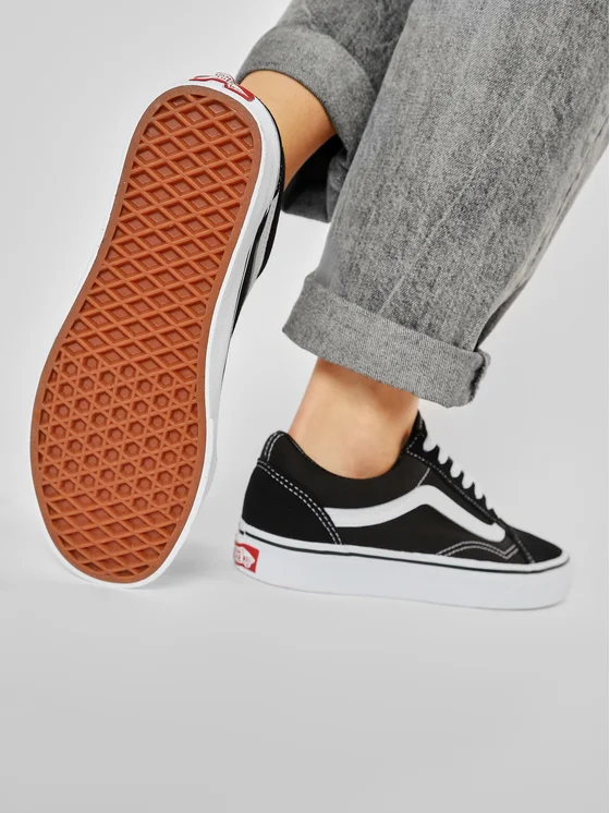Vans Old Skool πάνινα sneakers μαύρα