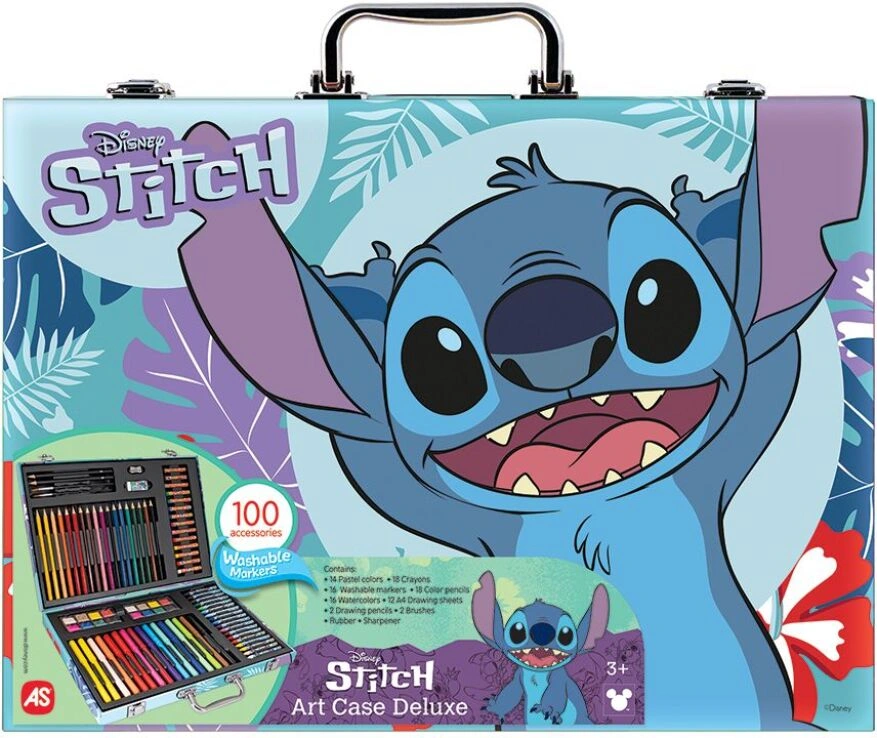 Stitch Deluxe Κασετίνα Ζωγραφικής 100 Αξεσουάρ