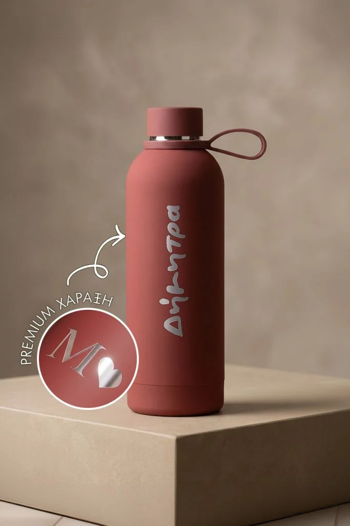 Μπουκάλι θερμός 500ml με χάραξη ονόματος