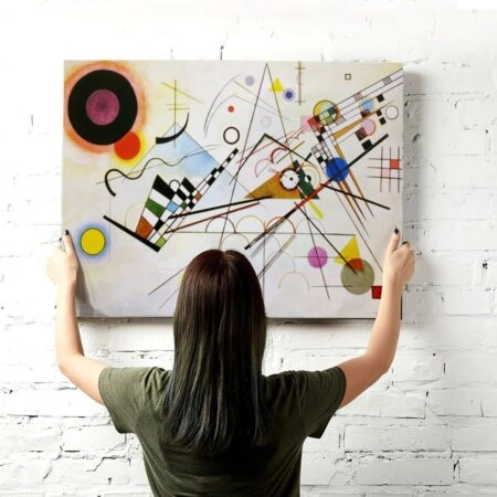 Πινακας σε καμβά KANDINSKY - COMPOSITION No8 - Wassily Kandinsky Sticky 3