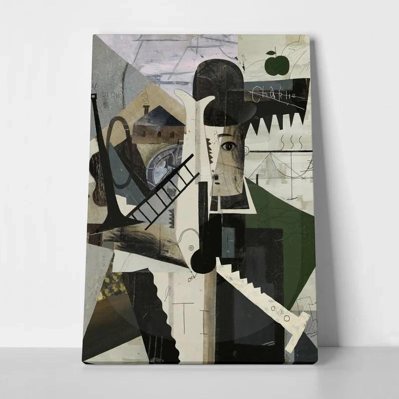Πινακας σε καμβά ABSTRACT IMAGE OF CHARLIE