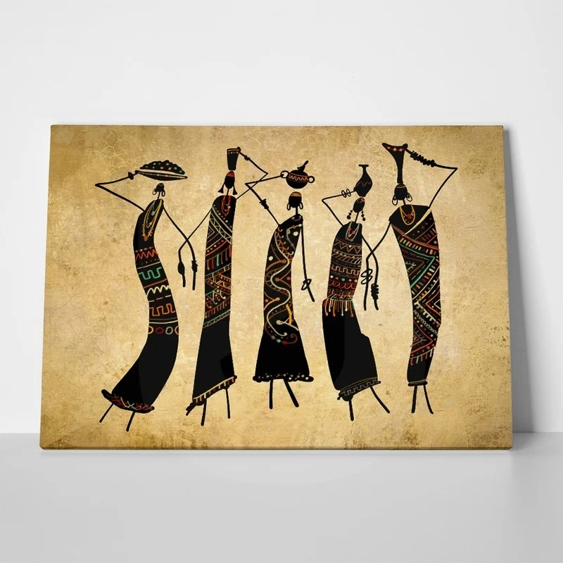 Πινακας σε καμβά AFRICAN FIGURES