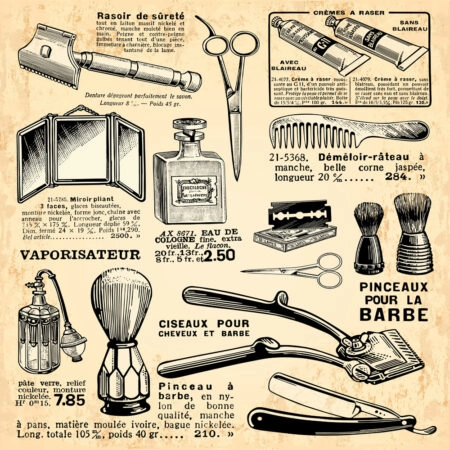 Πίνακας BARBER - Vintage Sticky 5