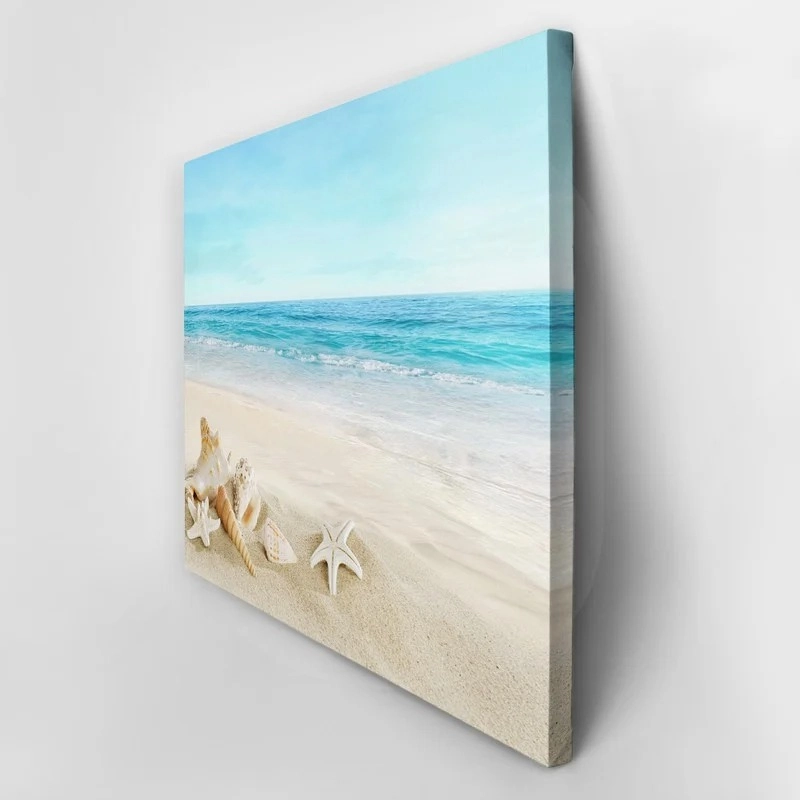 Πινακας σε καμβά BEACH SHELLS
