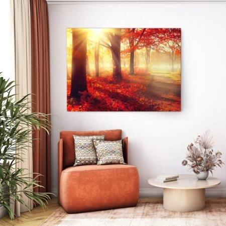Πινακας σε καμβά BEAUTIFUL AUTUMN PARK - Δασος