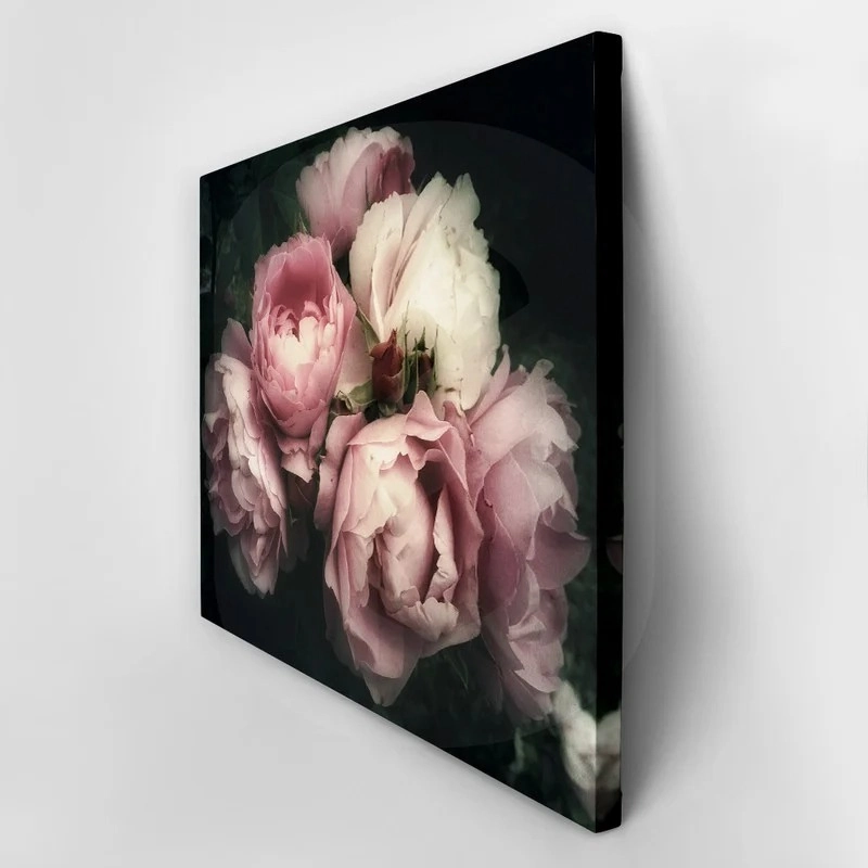 Πινακας σε καμβά BEAUTIFUL BOUQUET PINK ROSE FLOWERS