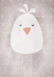 Πινακας σε καμβά BIRD CARTOON