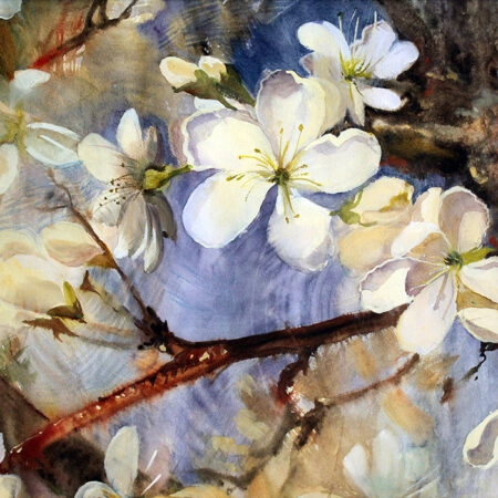 Πινακας σε καμβά BLOOMING SPRING - Ανθη Δεντρων Sticky 6