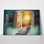 Πινακας σε καμβά BOOK LAND
