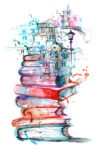 Πινακας σε καμβά BOOKS IN THE CITY