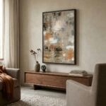 Πινακας σε καμβά BROWN AND GREY