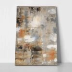 Πινακας σε καμβά BROWN AND GREY