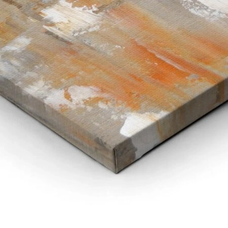 Πινακας σε καμβά BROWN AND GREY - Αφηρημενα και Abstract Sticky 5