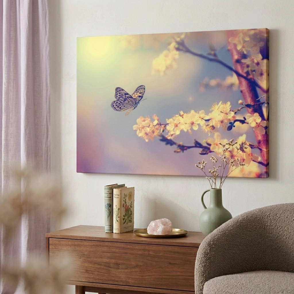 Πινακας σε καμβά BUTTERFLY TREE