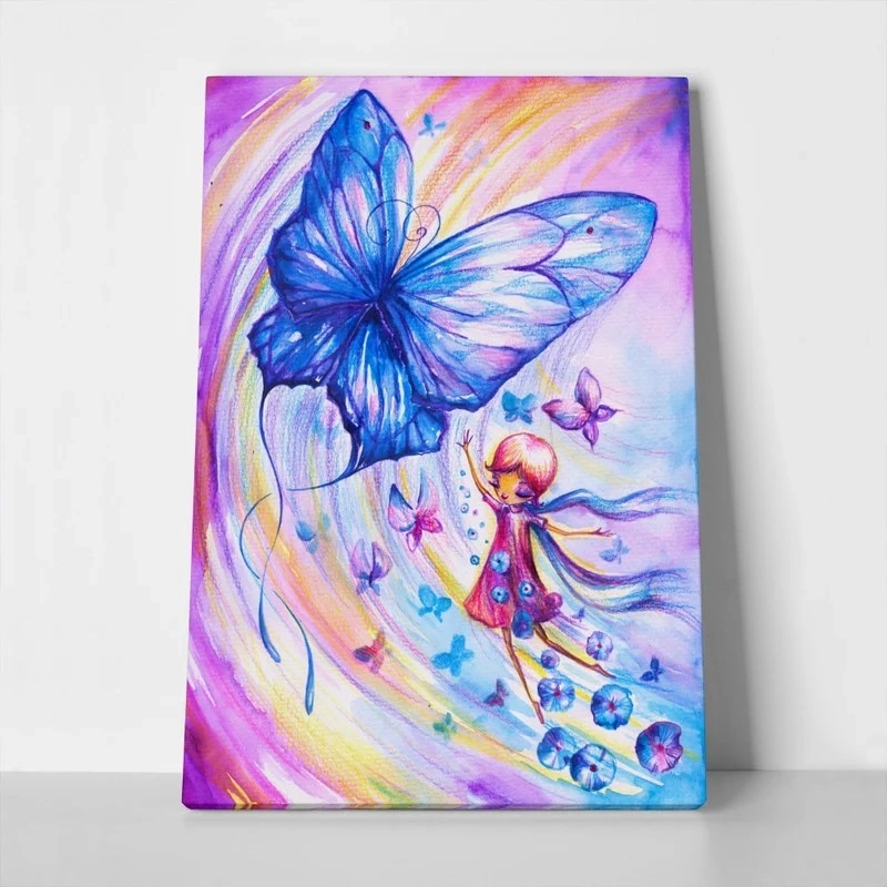 Πινακας σε καμβά BUTTERFLY FANTASY