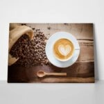 Πίνακας COFFEE LATTE AND BEANS