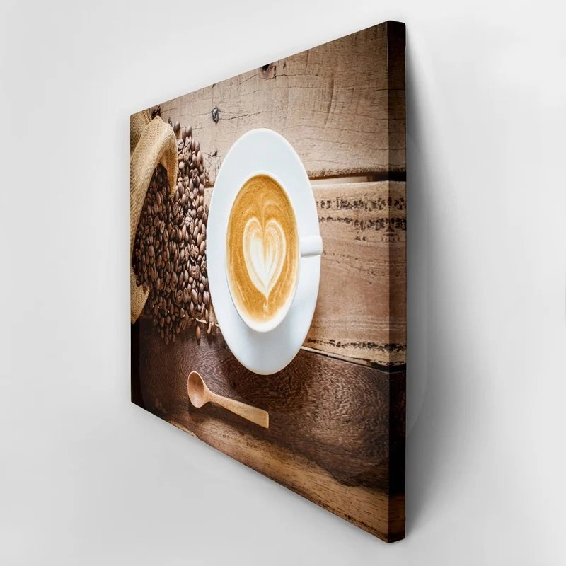 Πίνακας COFFEE LATTE AND BEANS