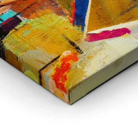Πινακας σε καμβά COLORFUL OIL PAINTING - Αφηρημενα και Abstract Sticky 1