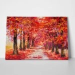 Πινακας σε καμβά COLORFUL AUTUMN TREES