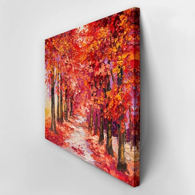Πινακας σε καμβά COLORFUL AUTUMN TREES