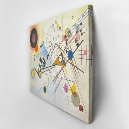 Πινακας σε καμβά KANDINSKY - COMPOSITION No8 - Wassily Kandinsky Sticky 6