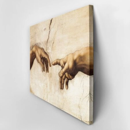 Πινακας σε καμβά MICHELANGELO - CREATION HANDS - Michelangelo Sticky 4