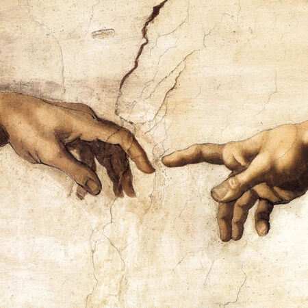 Πινακας σε καμβά MICHELANGELO - CREATION HANDS - Michelangelo Sticky 7