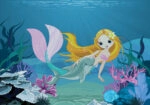 Πινακας σε καμβά CUTE MERMAID
