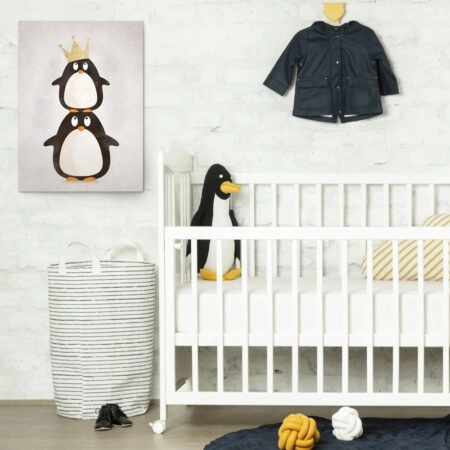Πινακας σε καμβά CUTE PENGUINS - Παιδικοι και set