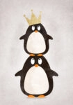 Πινακας σε καμβά CUTE PENGUINS