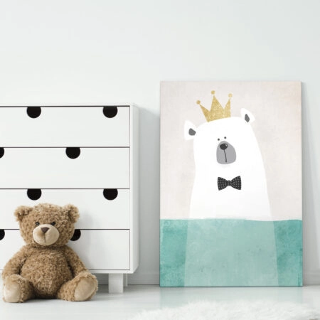 Πινακας σε καμβά CUTE POLAR BEAR 2 - Παιδικοι και set