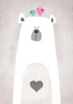 Πινακας σε καμβά CUTE POLAR BEAR